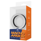 Excellent Power Stretchy Silicone Cock Ornament Black Stretchy Cock Rings